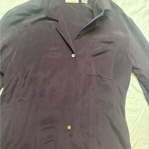 Preview Collection Silk Blouse in Plum